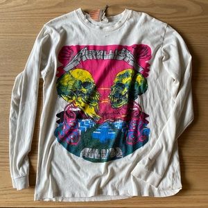 Madeworn Metallica long sleeve top in small